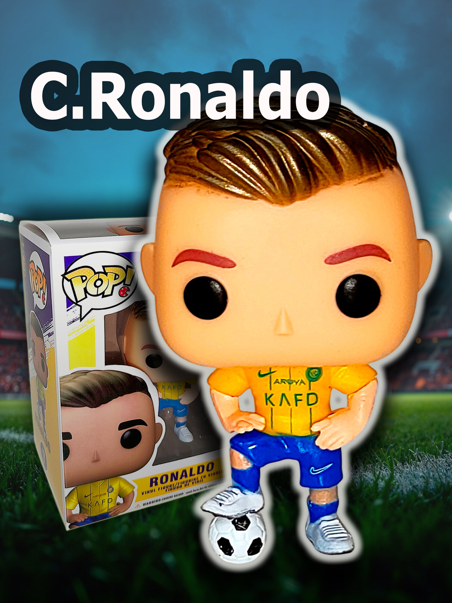 Фигурки Funko Pop Роналдо футболист - ФК Аль-Наср Ronaldo коллекционная игрушка