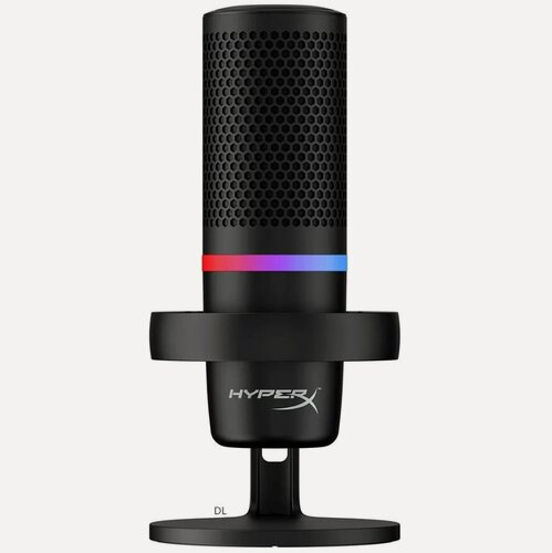 Изображение товара HyperX Микрофон игровой (для стриминга) DuoCast, черный.