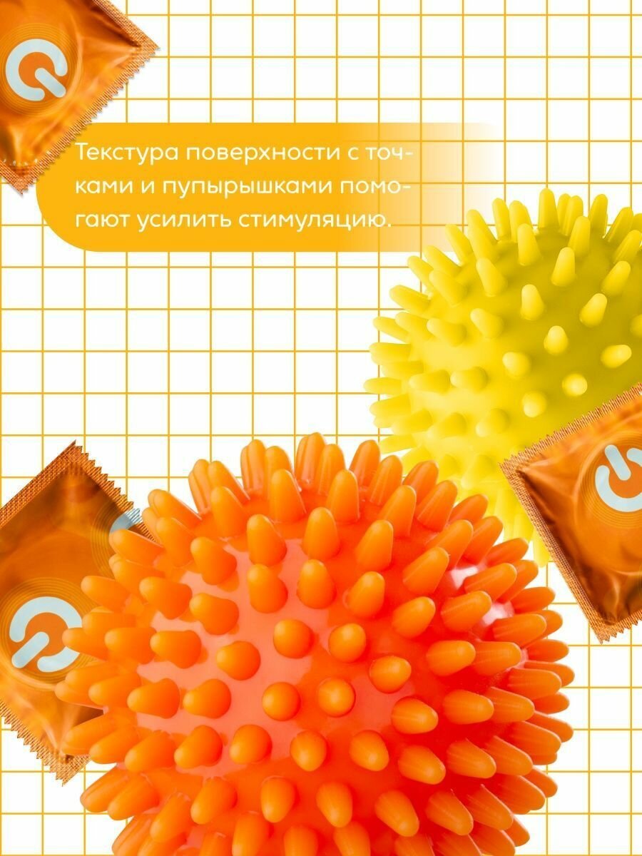 Контрацептивы Для Вагинального Применения Презервативы ON "Stimulation" рельефные с точками - 15 штук.