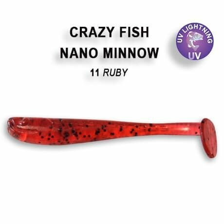 Силиконовые приманки CF Nano minnow 1.6" 6-40-11-6, кальмар, 8 шт. Приманка для рыбалки, 40 мм.