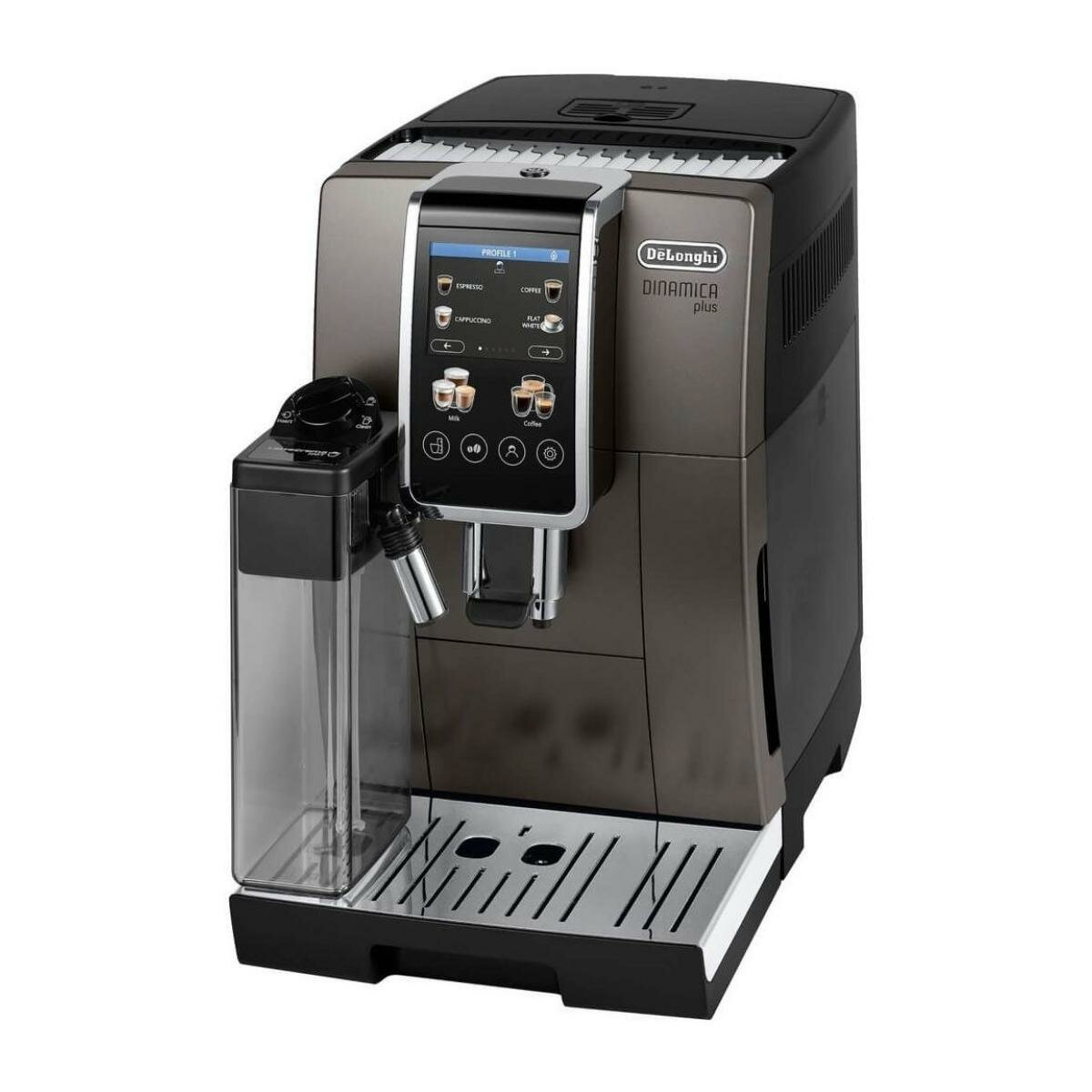 Кофемашина Delonghi Dinamica Plus ECAM380.95. TB Серебристый