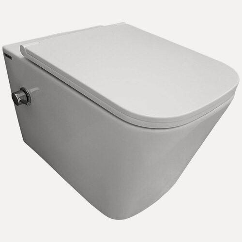 Изображение товара Унитаз подвесной Bloomix Arum 1303SB безободковый с функцией биде и смесителем