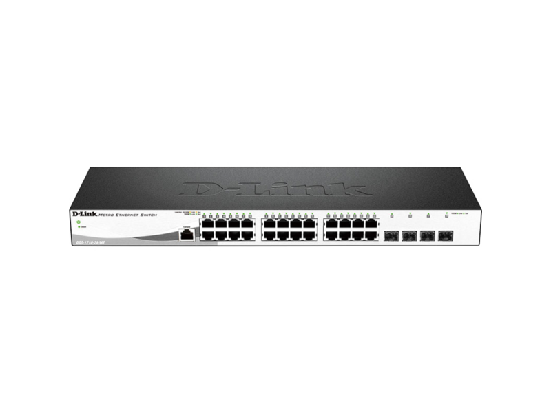 Коммутатор управляемый L2 коммутатор, 24x1000Base-T, 4x1000Base-X SFP, защита от статического электричества до 6 кв, CLI, консольный порт RJ-45