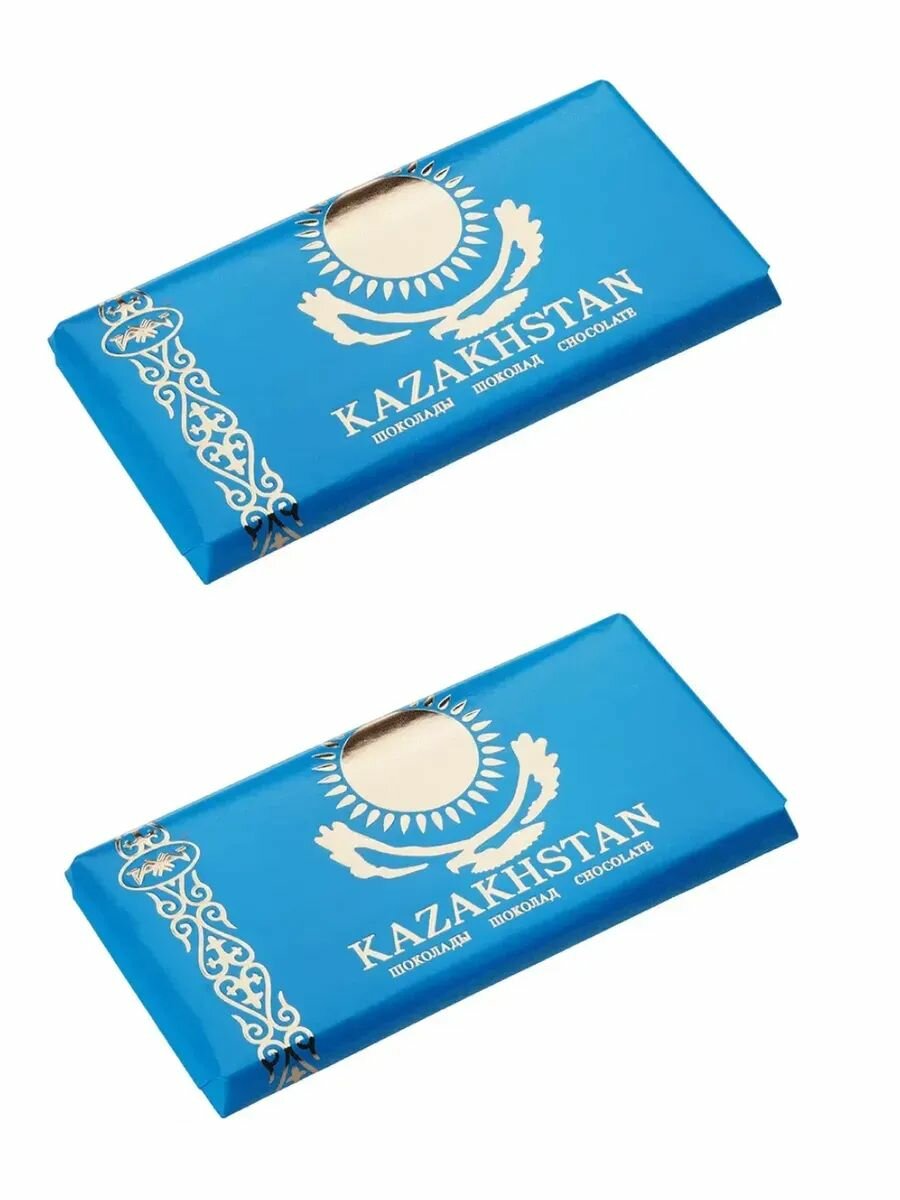 Шоколад молочный "Казахстанский 45%" 100гр (Набор из 2 шт)
