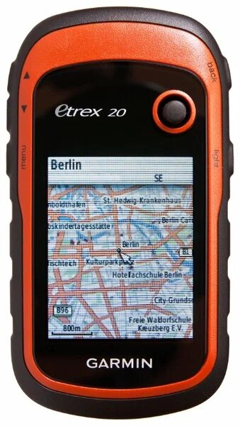 Портативный навигатор для охоты и рыбалки Garmin eTrex 20, водонепроницаемый.