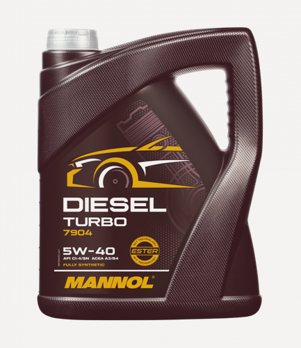 Изображение товара Масло моторное MANNOL TURBO DIESEL 5W40 синтетика 5 л MN7904-5