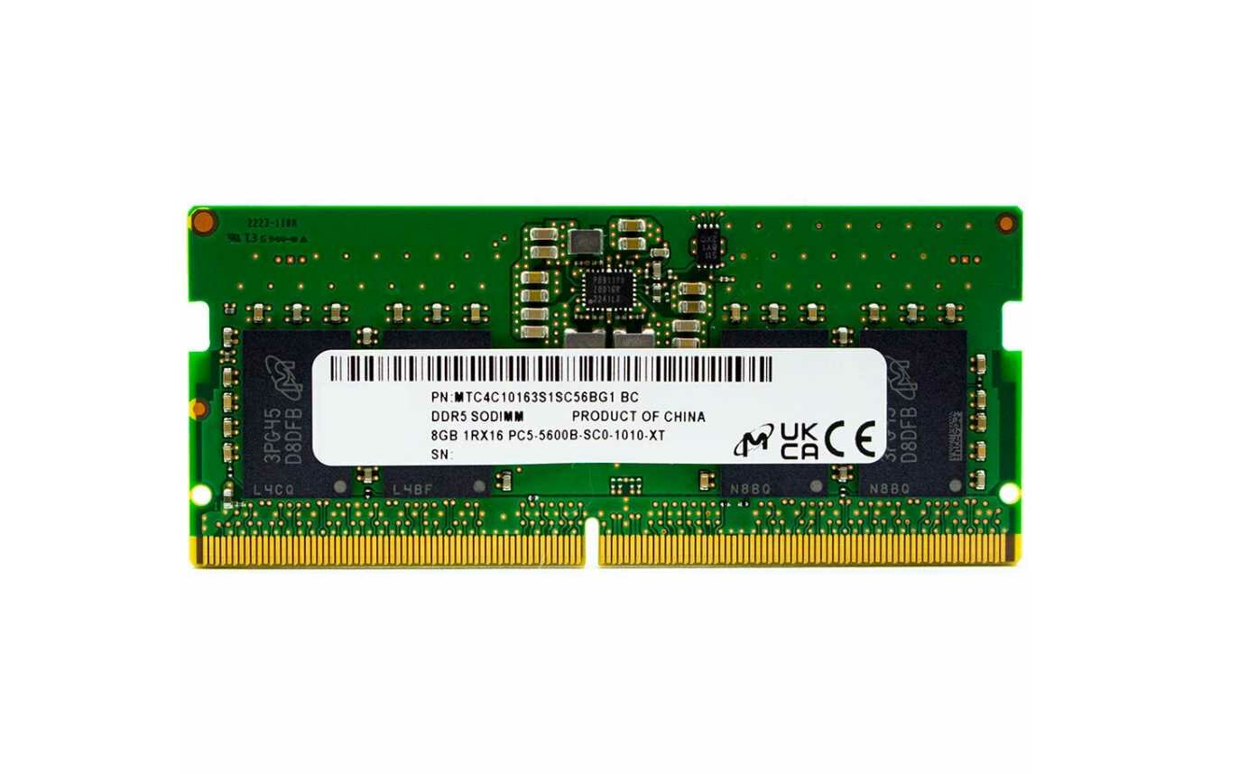 Оперативная память SODIMM 8GB DDR5-5600 Micron MTC4C10163S1SC56BG1