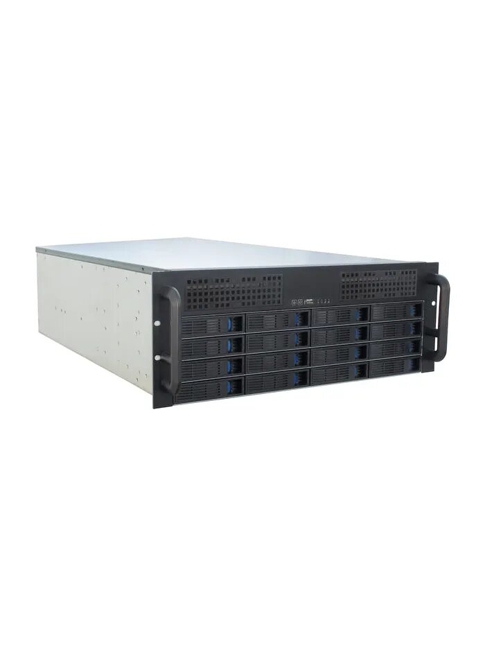 Корпус серверный 4U Procase ES416-SATA3-B-0 16 SATA3/SAS 6Gb hotswap HDD черный без блока питания глубина 650мм MB