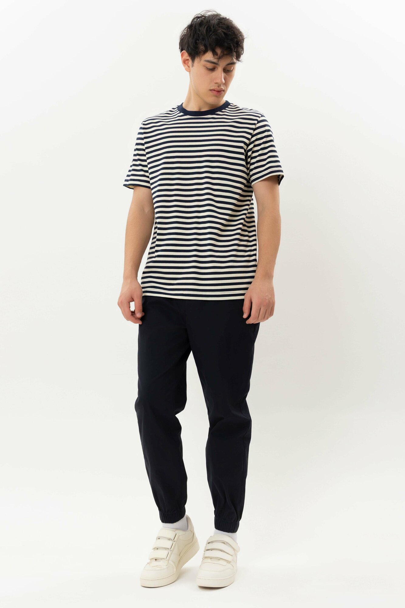 Брюки джоггеры TERRA PRO, размер 32, navy — фото 1