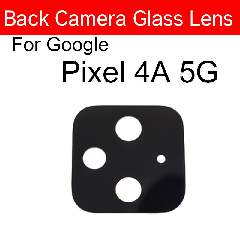 Линза задней камеры, для Google Pixel, стеклянная, для отправки клея