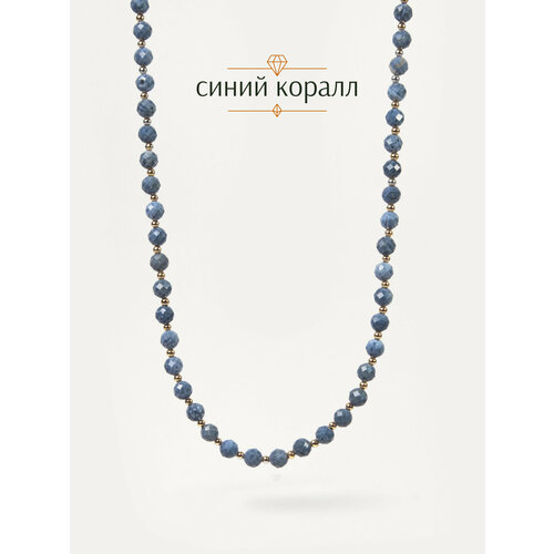 фото Колье brandlove, коралл, длина 50 см, синий