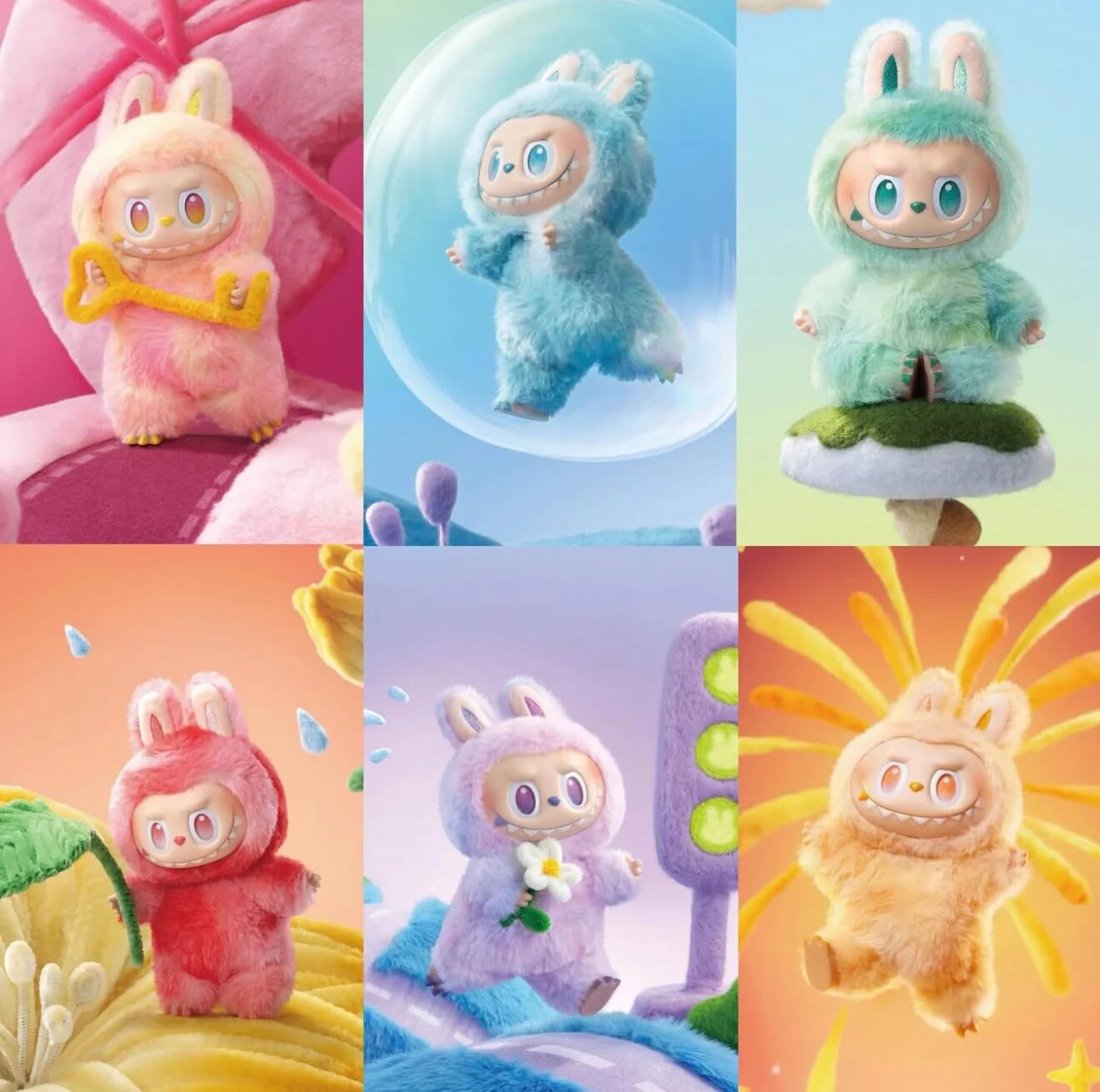 POP MART брелок-игрушка LABUBU «Big Into Energy» ОРИГИНАЛ, в слепой упаковке 1шт