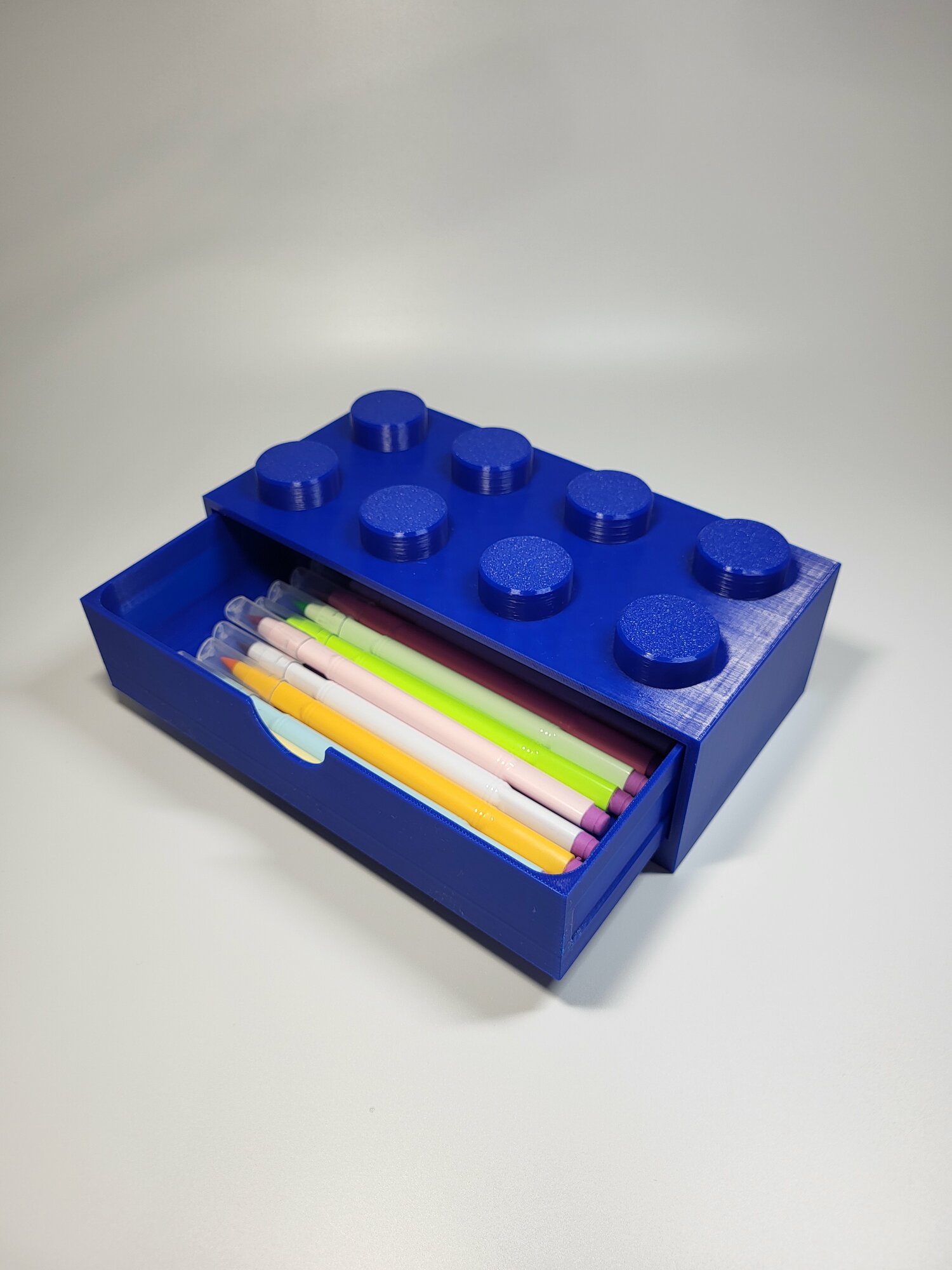 Ящик для хранения "Лего", PETG/PLA, пластик, выдвижной, 10x20x7 см