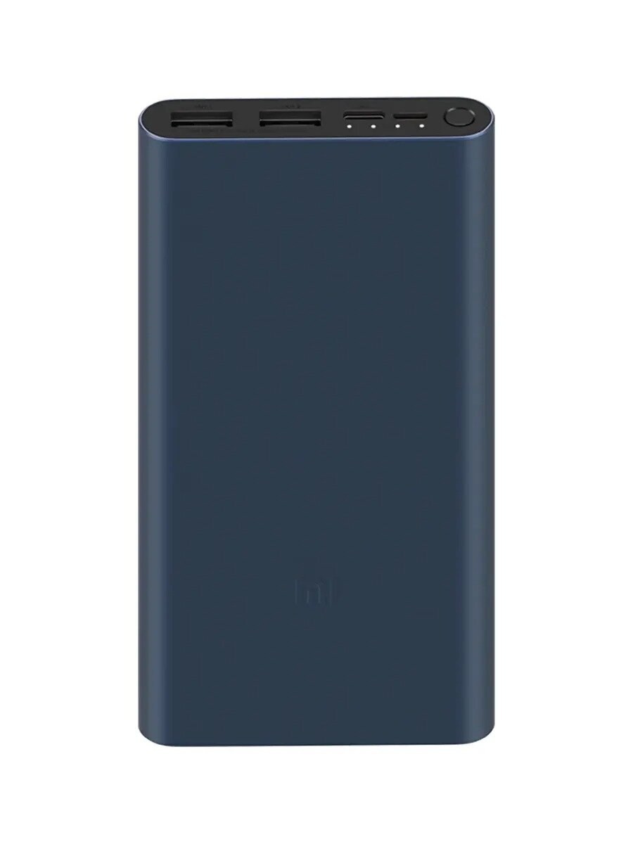 Портативный аккумулятор Xiaomi Mi PLM13ZM, 10000 mAh, Blue (синий)