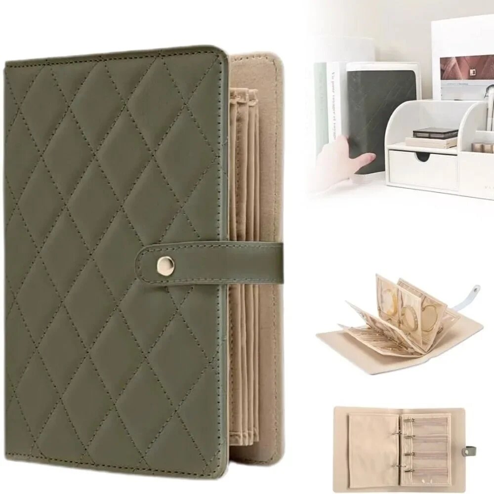 Кожаная книга для хранения украшений