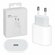Зарядное устройство, 1phone 20Вт, USB-C, ударопрочный белое,
