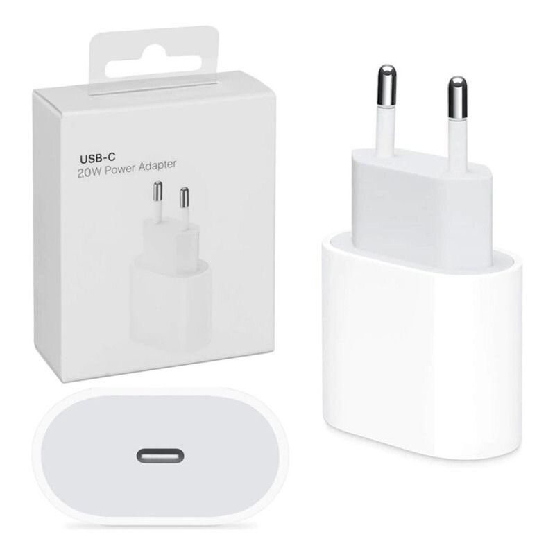 Зарядное устройство, 20W, A/B, Li-Ion, 2 канала, ударопрочное, белое