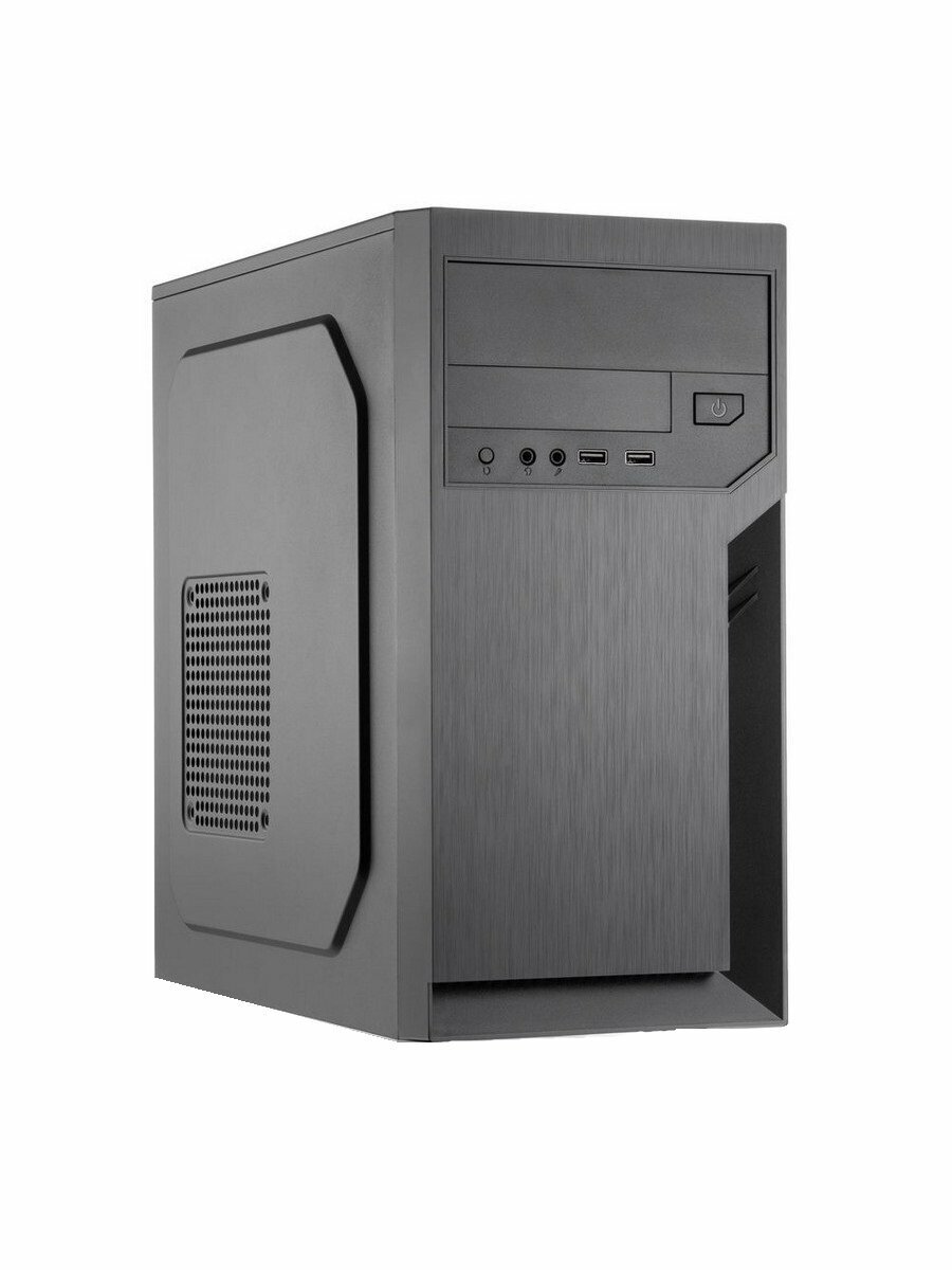 Компьютерный Корпус Foxline FL-702 450W black (mATX, 450W, 2xUSB2.0 Type-A) (FL-702-FZ450-U32)