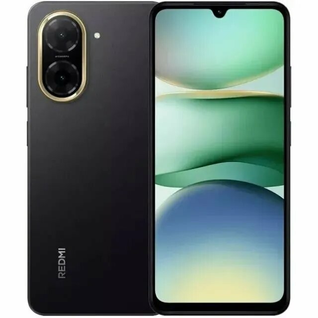 Xiaomi Смартфон Redmi A5 глобальная версия, поддержка русского языка, Google Play Global 3/64 ГБ, черный матовый