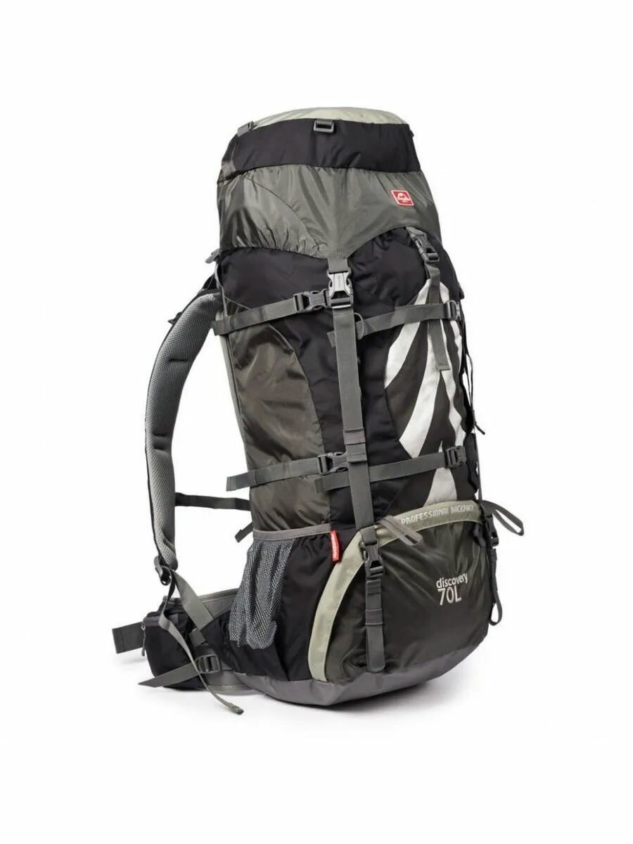 Рюкзак туристический Naturehike, 70л, серый