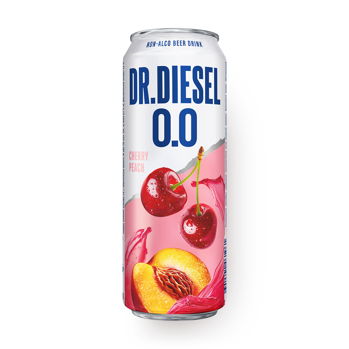 Пиво безалкогольное Dr.Diesel вишня-персик