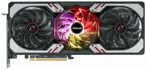 Видеокарта ASRock AMD Radeon RX 6700 XT Phantom Gaming D OC (RX6700XT PGD 12GO) - PCI-E 4.0, 12 ГБ, GDDR6, 192 бит, DisplayPort x3, HDMI, GPU 2321 МГц