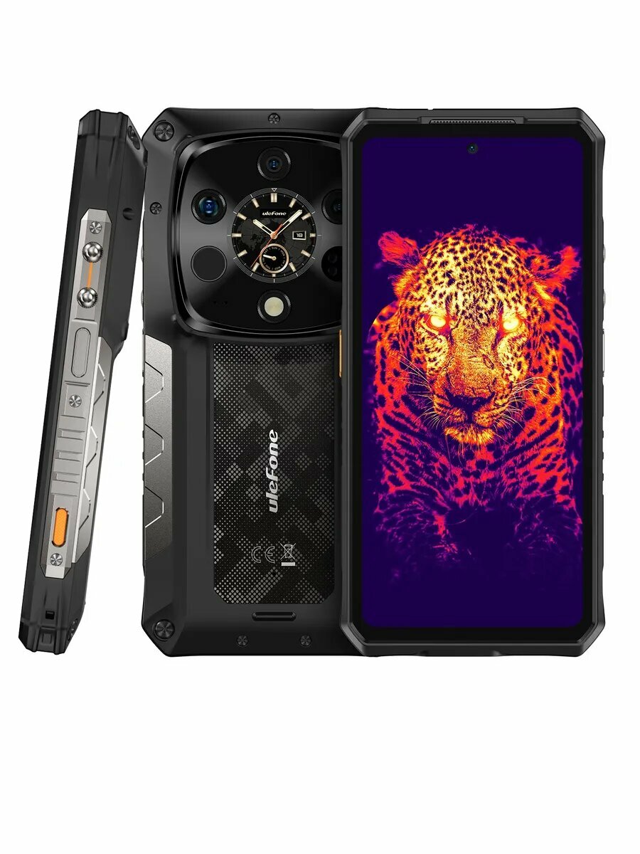 Смартфон Ulefone Armor 28 Ultra Black, 1TB, IP68, NFC, 3GB, 4GB