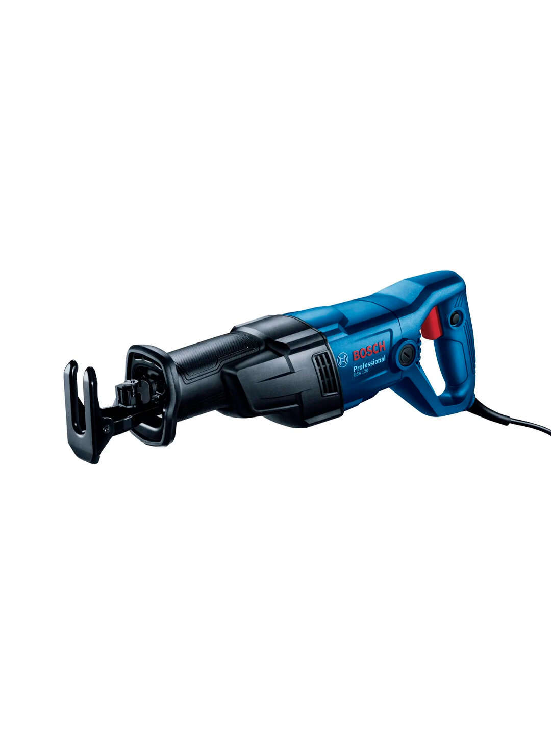 Сабельная пила Bosch GSA 120, бесключевая смена полотна, ход 29мм