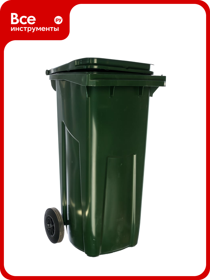Мусорный контейнер Тара. ру 120л зеленый 07309