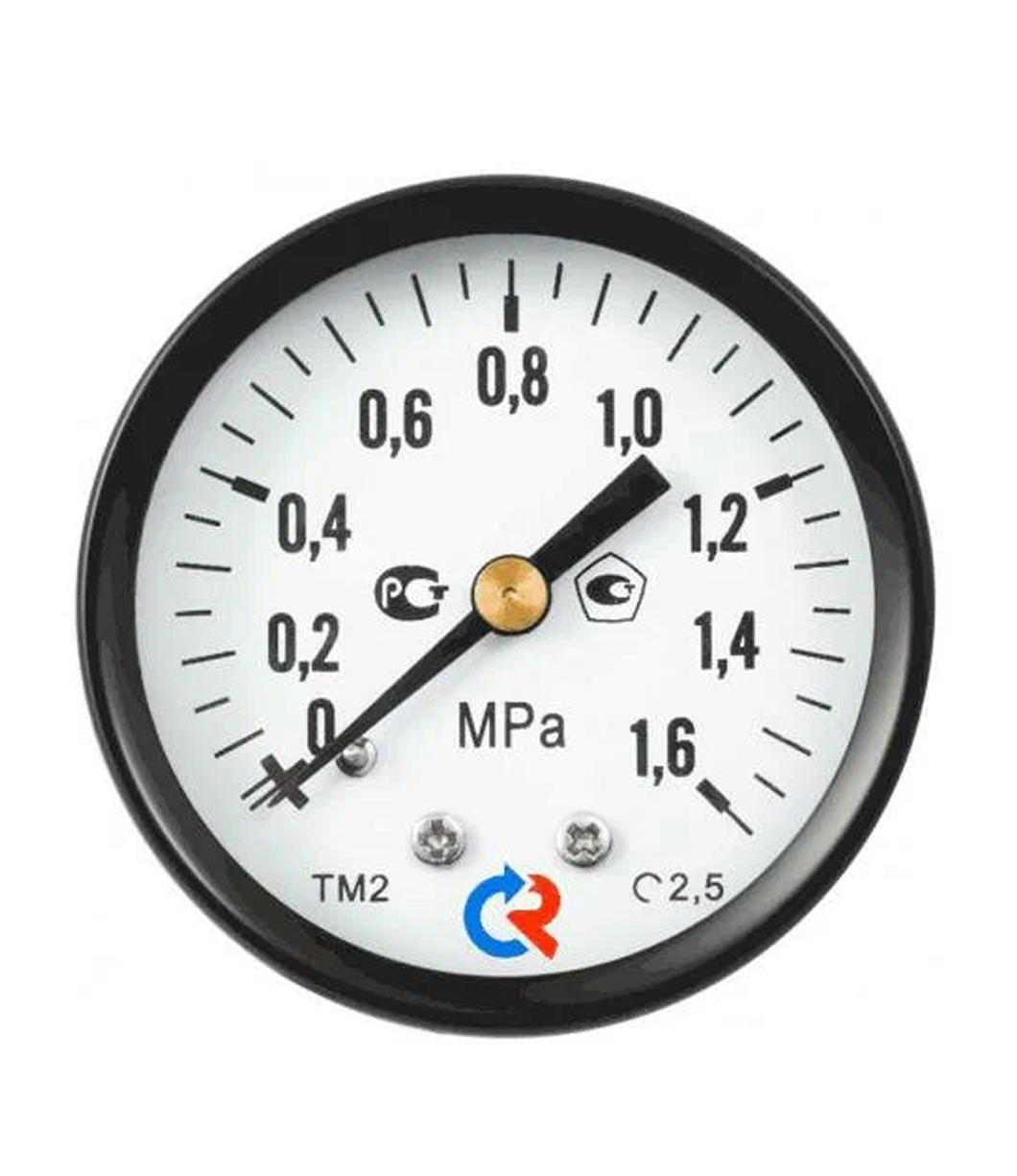 Манометр ТМ-310Т.00 осевой Дк63мм 0-1,0 МПа кл.1,5 G1/4" Росма 00000010928