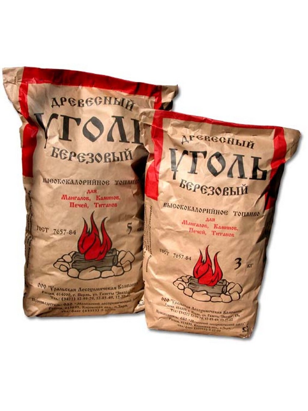 Уголь древесный (3 кг)