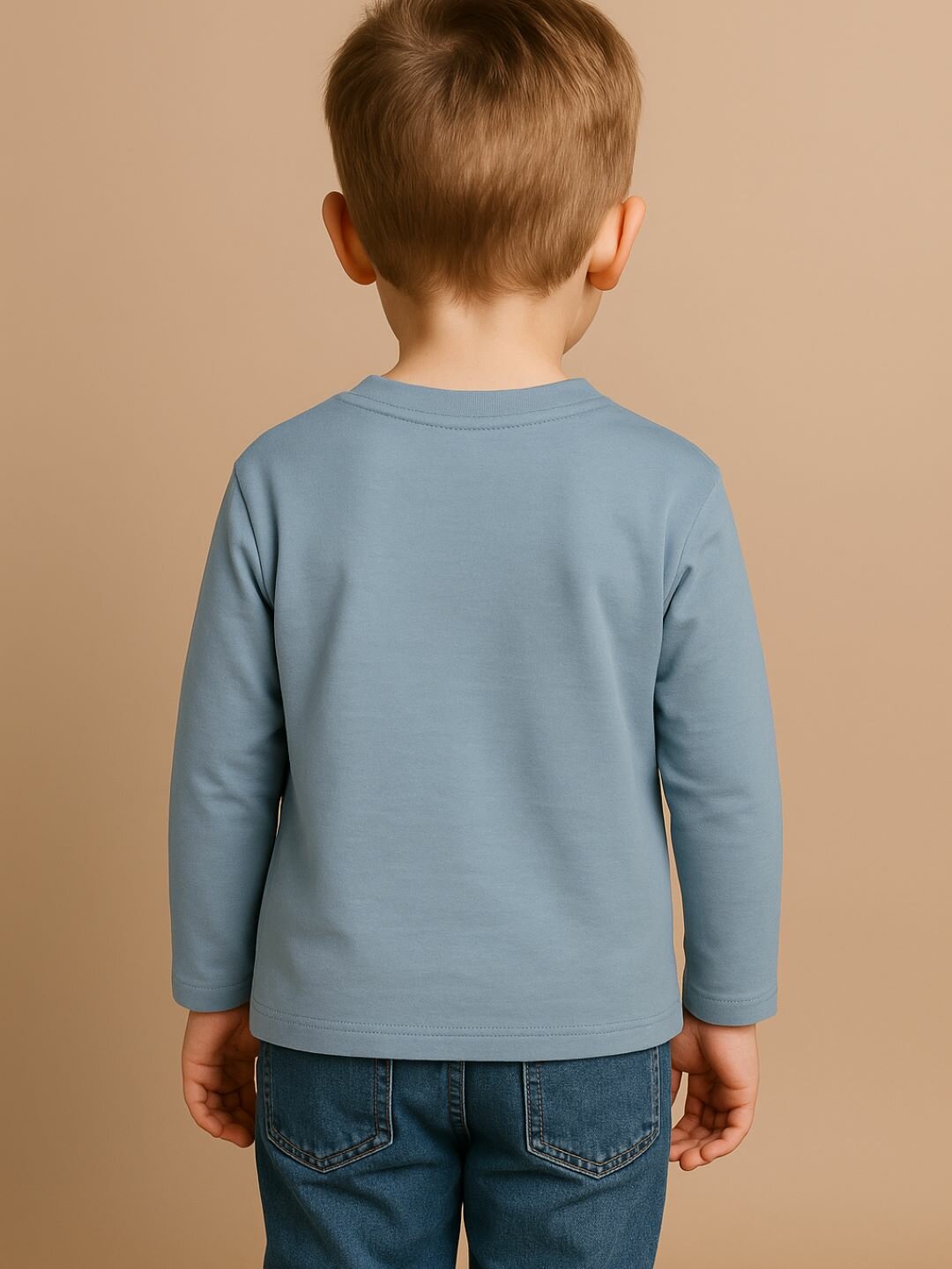 Лонгслив DNZ, размер 104, голубой — фото 1