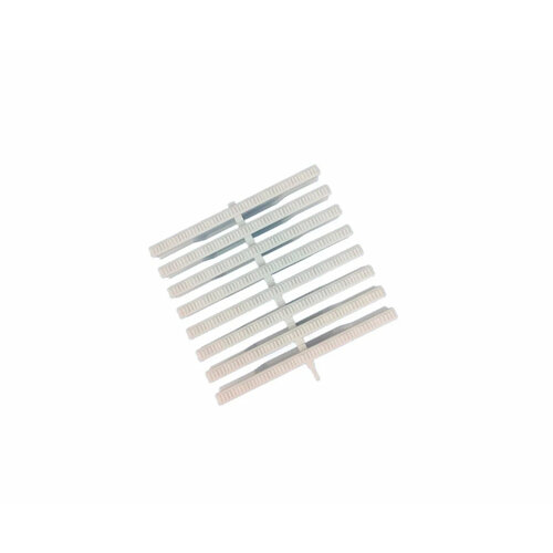 Переливная решетка гибкая ПТК Спорт ширина 335 мм высота 22 мм белая 1 замок 4250₽