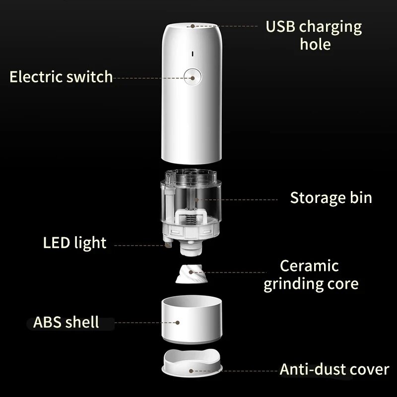 Мельницы Для Специй Xiaomi Электромельница Xiaomi YOUPIN для соли и перца