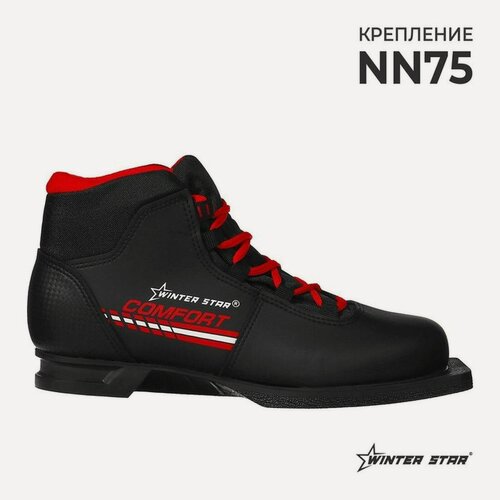 Изображение товара Ботинки лыжные Winter Star comfort, NN75, р. 38, цвет чёрный/красный