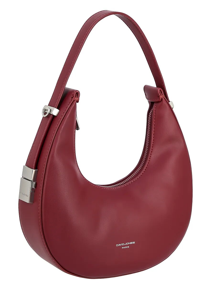 Сумка хобо DAVID JONES, бордовый — фото 1