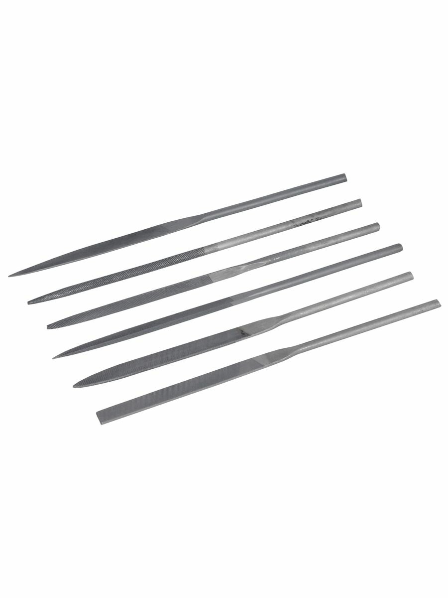 Набор надфилей 6 шт высокоуглеродистая сталь в сумке АвтоDело (40460)