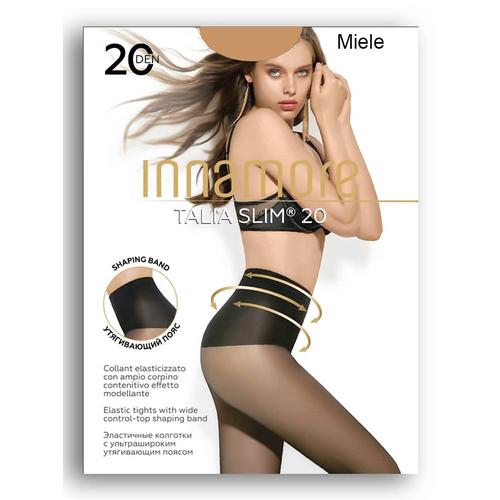 фото Колготки innamore talia slim 20, размер 4, легкий загар