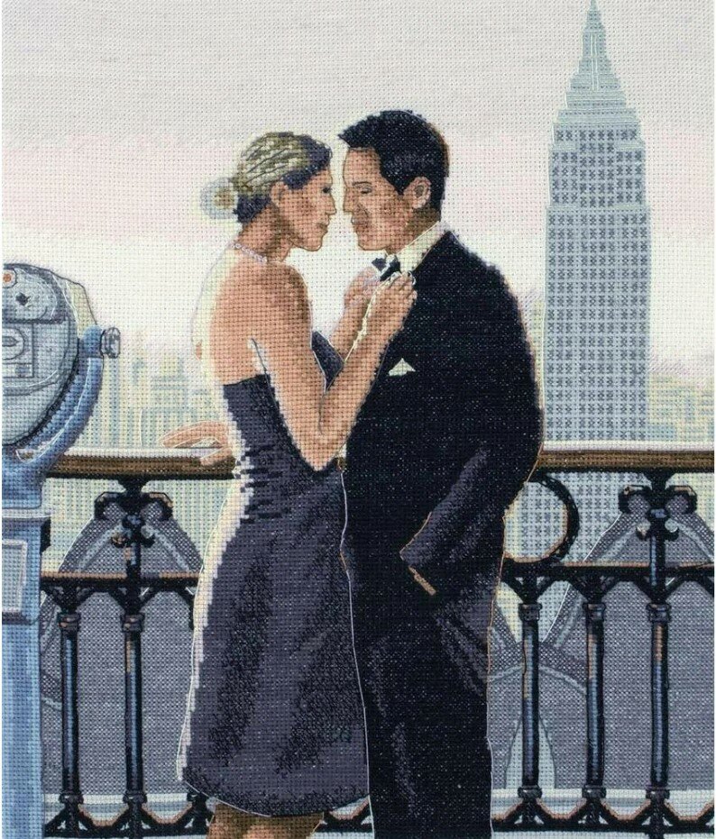 Набор для вышивания MAIA "Свидание", 30х25см, 01224-5678000