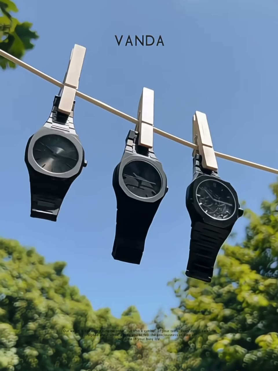 Наручные часы, черный — фото 1