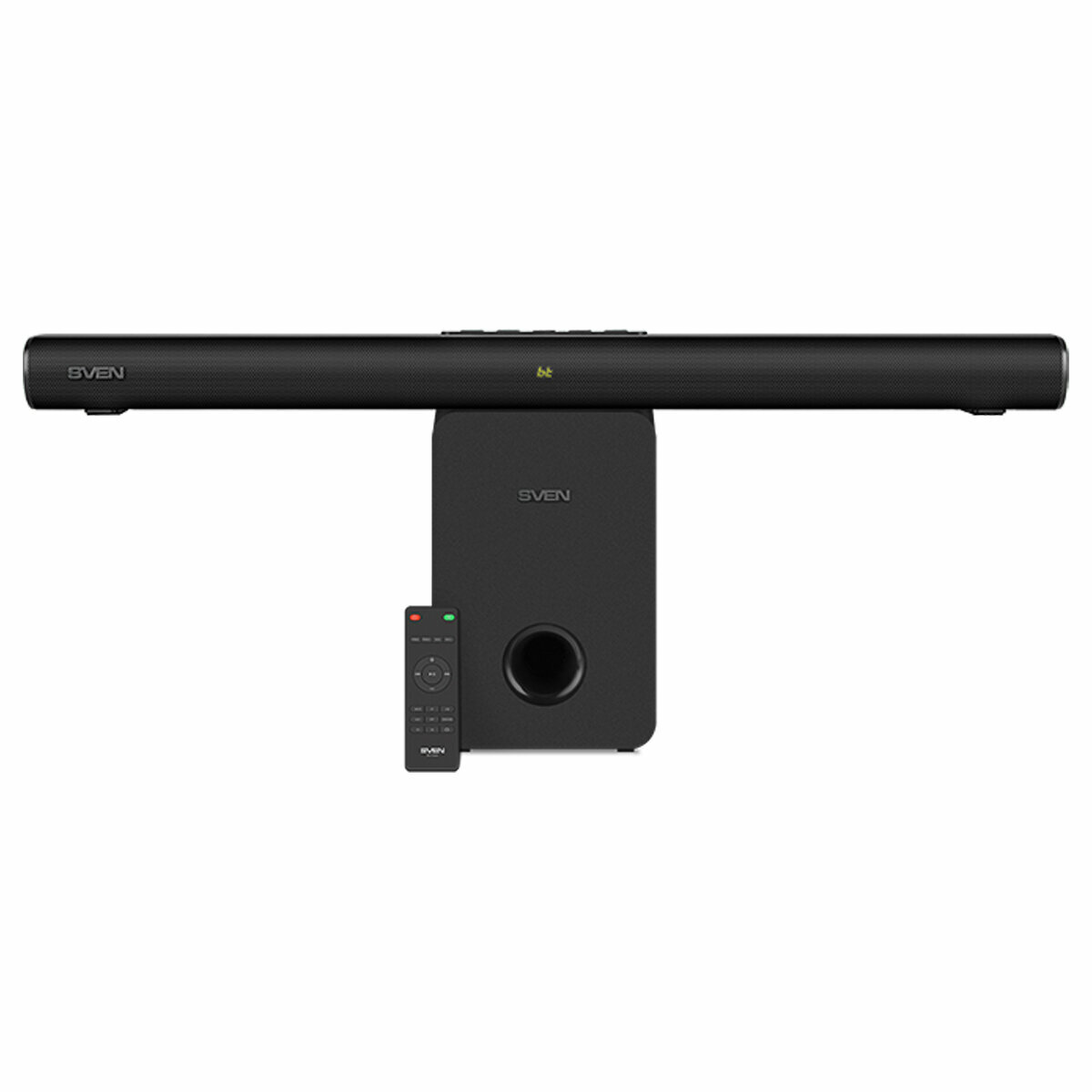 Колонки Sven SB-2150A, 2*40W+Subwoofer 100W, саундбар, Bluetooth, пульт, USB, черный — фото 1