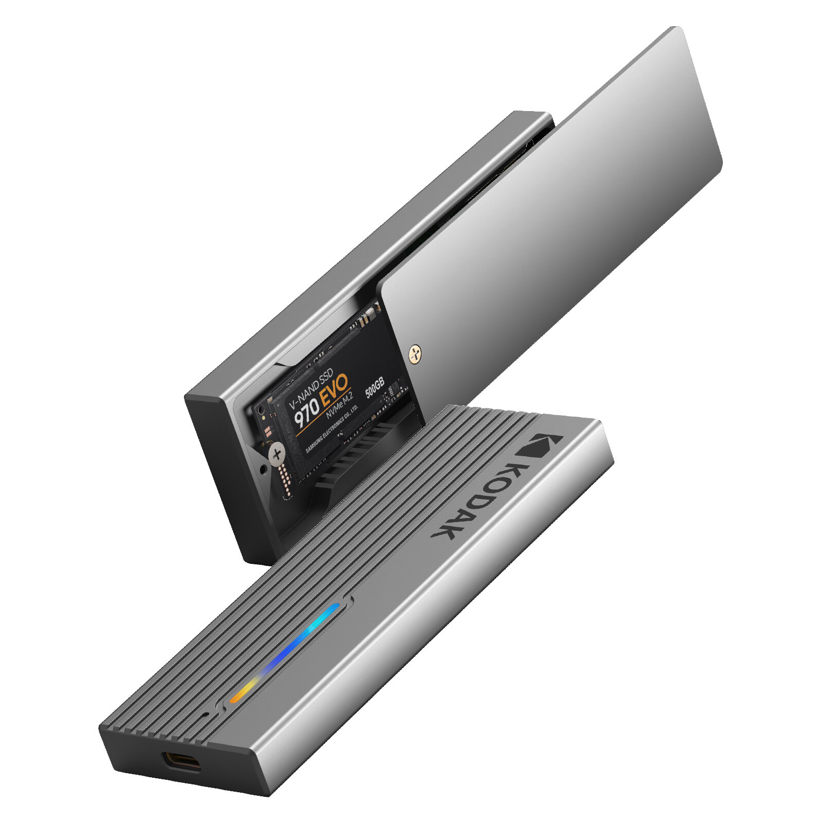 Внешний бокс KODAK E010 для SSD M2 (SATA / NVMe / 10 Gb/s)