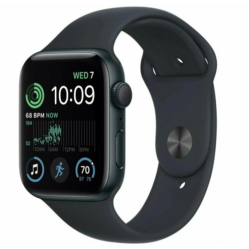 Смарт-часы Apple Watch SE Gen2 2024 44мм Midnight Sport Band iOS ML 30564₽