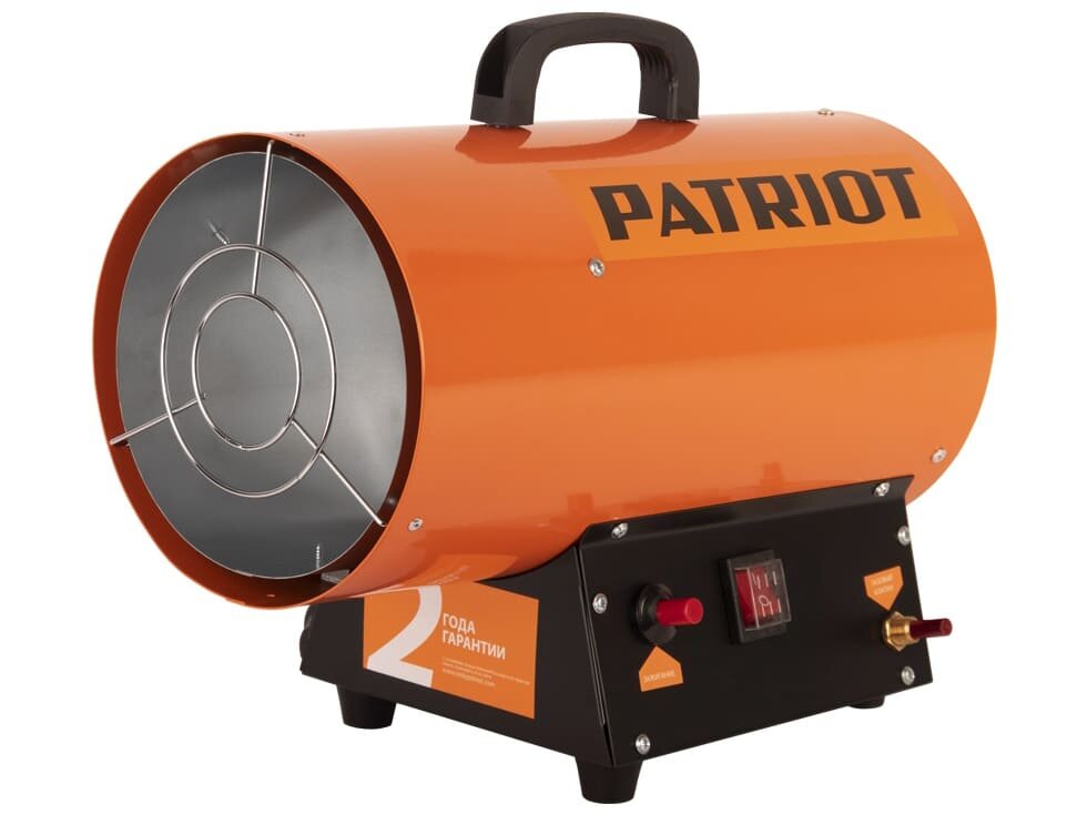 Тепловая пушка газовая Patriot GS 12 (12 кВт, площадь обогрева 360 м?)