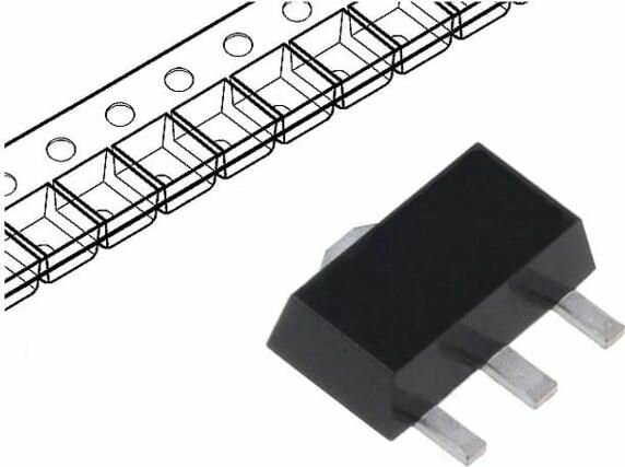 Стабилизатор напряжения STMicroelectronics L78L05ACUTR Стабилизатор напряжения линейный нерегулируемый 5В 0,1А SMD 1шт
