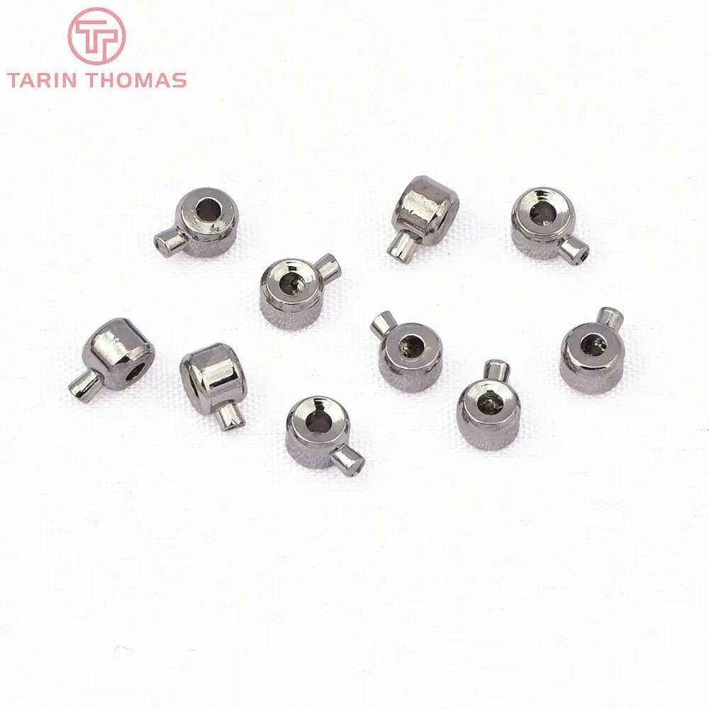 Латунные зажимы TARIN THOMAS 24-каратного золотого цвета 25x32 мм