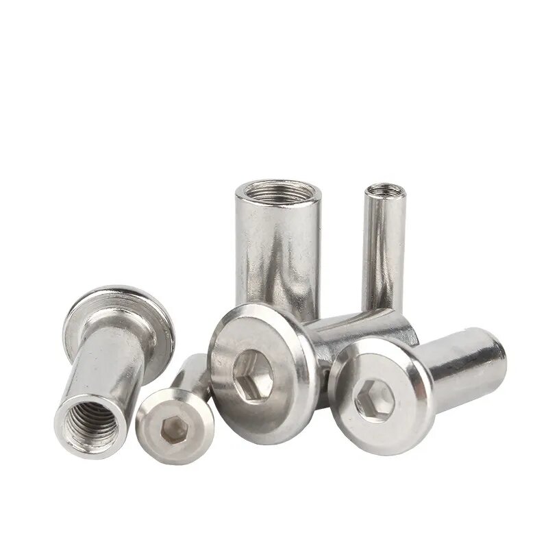 M3 M4 M5 304 большая плоская Шестигранная головка для мебели, 1/10 шт, 10pcs M3x6mm
