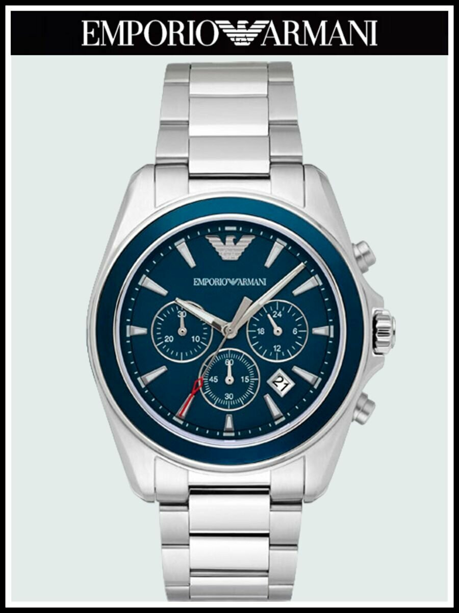 Наручные часы EMPORIO ARMANI, синий