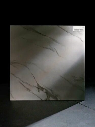 Изображение товара Керамогранит ETERNAL 60 х 60 см, Carrara Pearl, глянцевый, 1,44 м2 в упаковке (4 шт.)