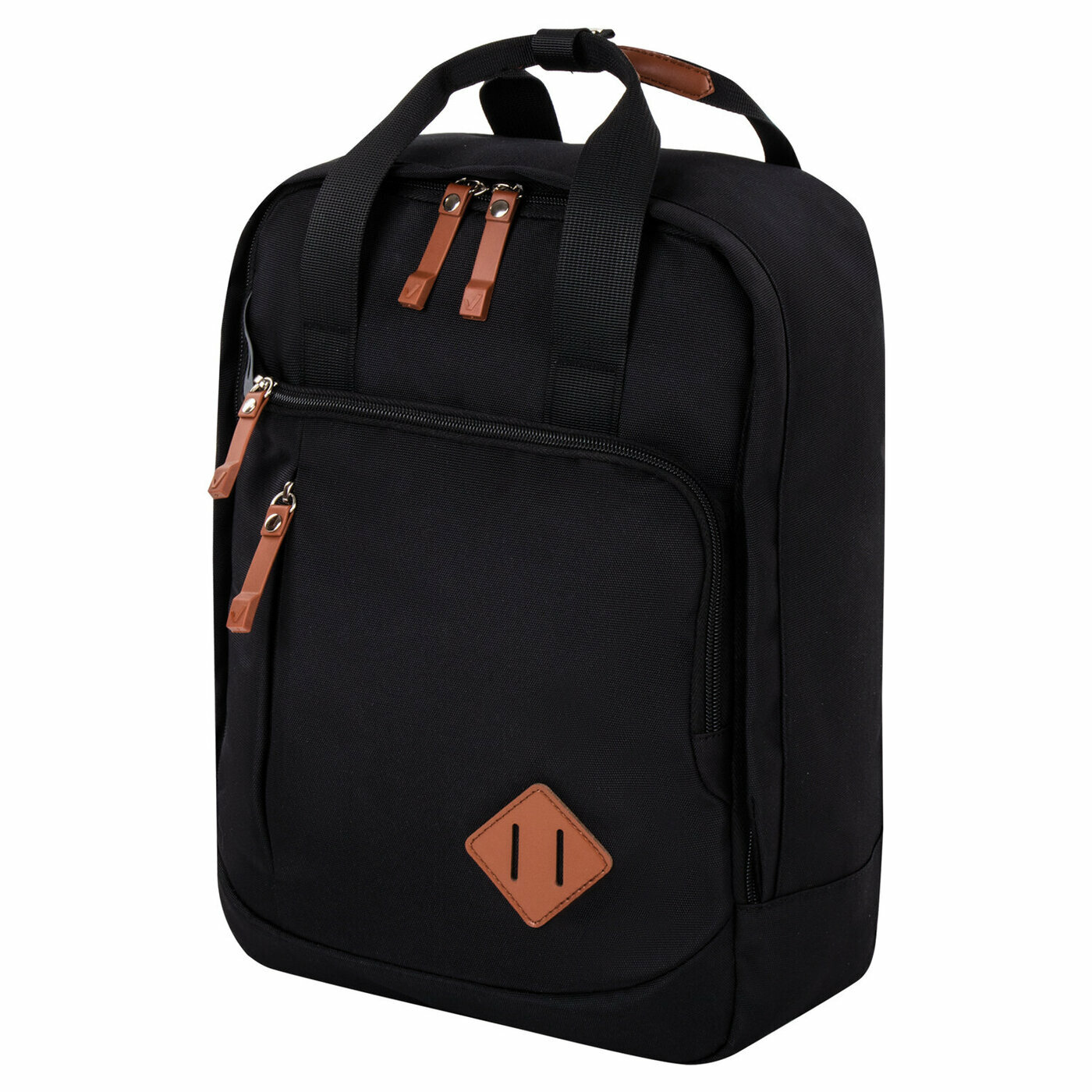 Рюкзак молодежный Brauberg Friendly, черный, 37х26х13 см (270089)